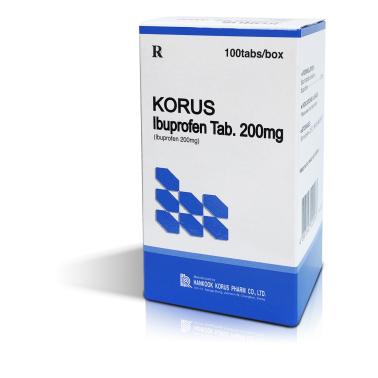 Photo_Korus_Ibuprofen_200mg_100s_Angle_Box